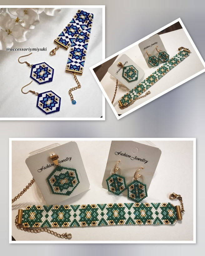 ست میوکی طرح کاشی