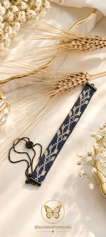 دستبند میوکی طرح گندم